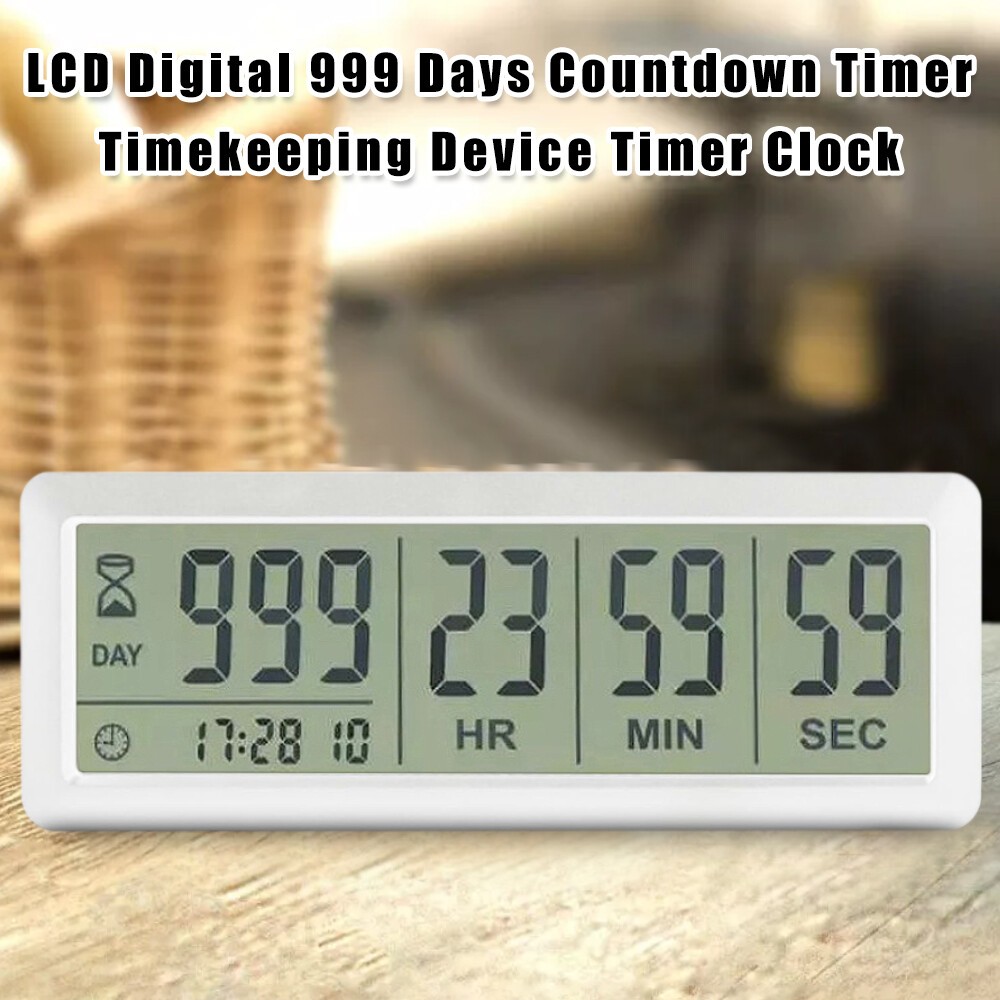 999 Days Count Down Clock Digital Countdown Days Timer Clock Time Management