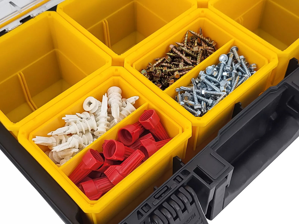 Dewalt ToughSystem 2.0 Compact Organizer Compatible Small Nesting Insert Bin