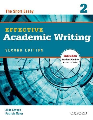 Effective Academic Writing 2e Student Book 2 (paperback)