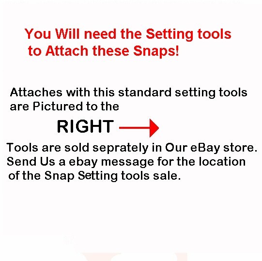 20 Sets - Antique Brass - LEATHER Canvas SNAP No TOOLS