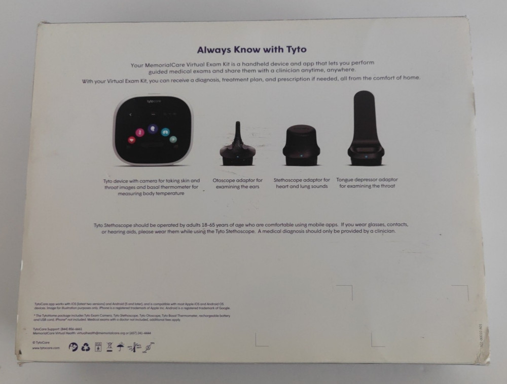 TytoCare - Tyto Home Remote Exam Kit, White