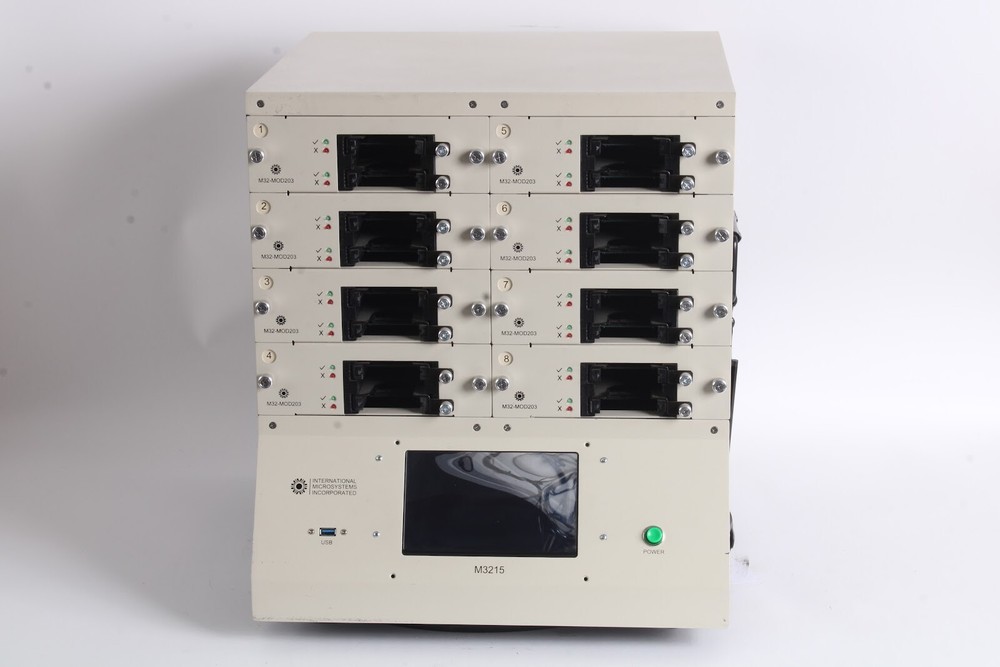 International Microsystems M3215 SATA & SAS High Speed Duplicator With Modules