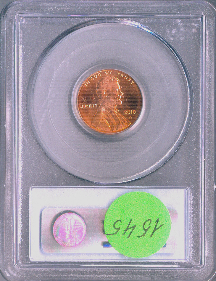 2010-D Lincoln Cent PCGS MS65 RD Quality