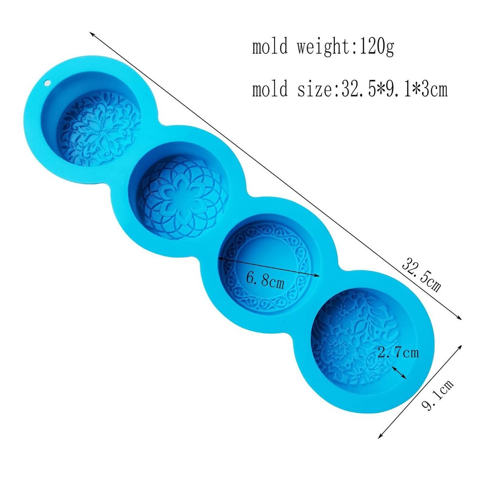 Rectangular Chocolate Shapes Silicone Biscuit Different Soap for Baking