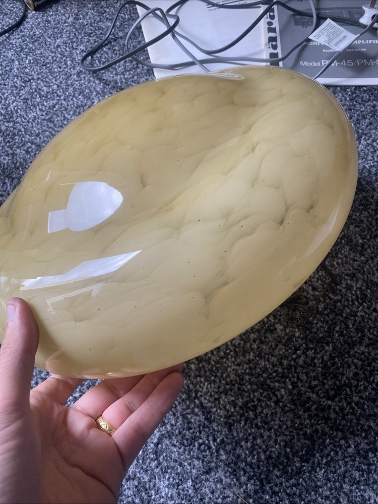Vintage Glass Bowl Light