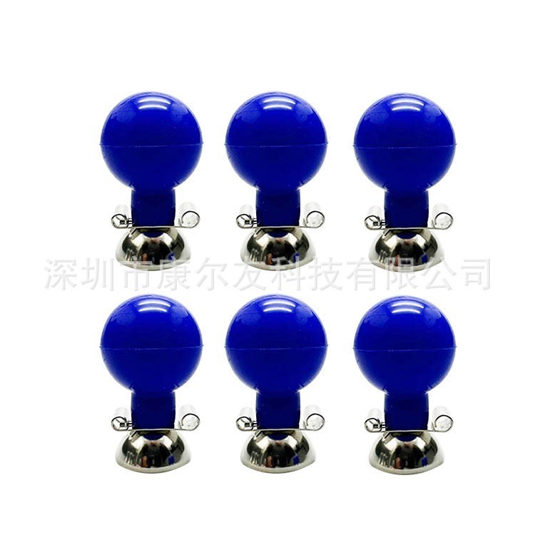 ECG Accessory Kit:4 Universal Limb Clips + Blue Rubber Bulb for ECG Machine