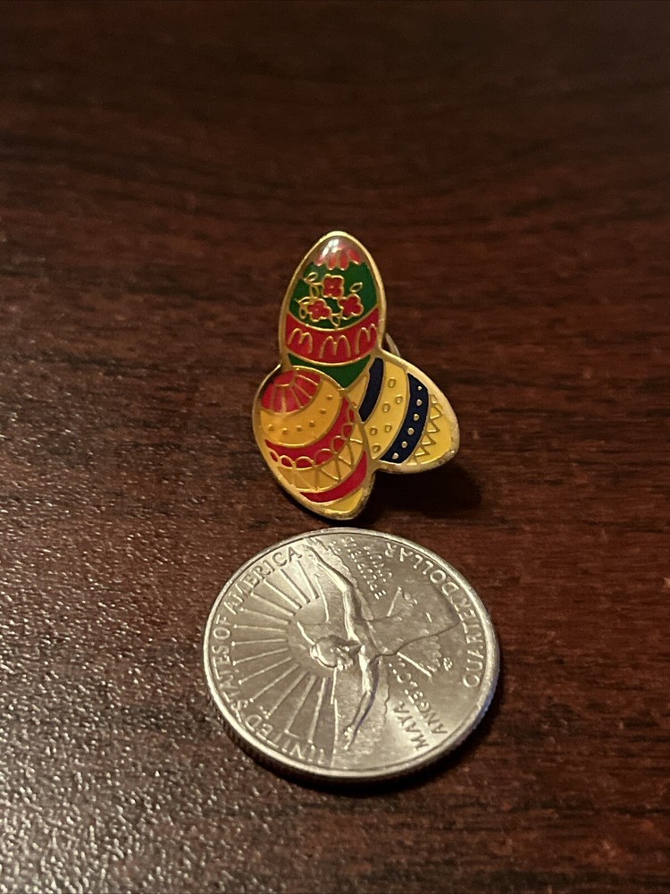 McDonald’s Holiday Easter Eggs Employee Lapel Pin