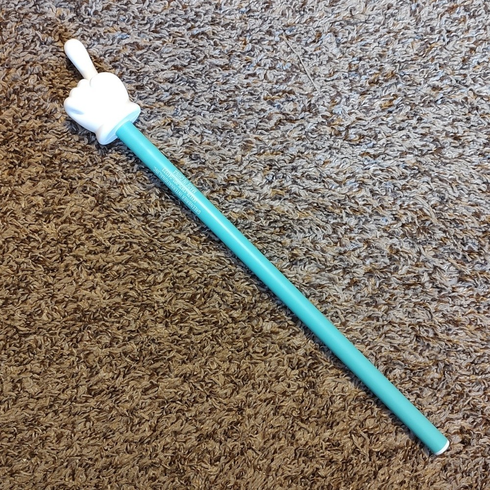 Turquoise Hand White Finger Pointer Stick Classroom Teacher Pointer Toy Wand