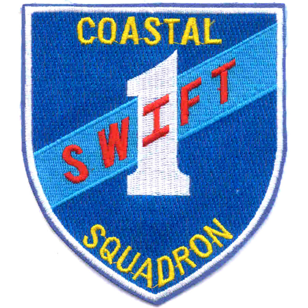 Coastal Squadron 1 Patch Swift Boat Vietnam Blue