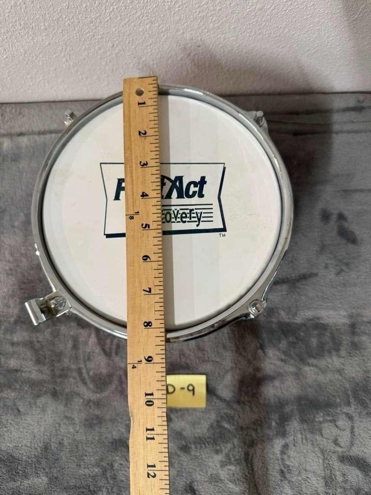 First Act Discovery Rack Tom Drum Flame Design Metal Plastic