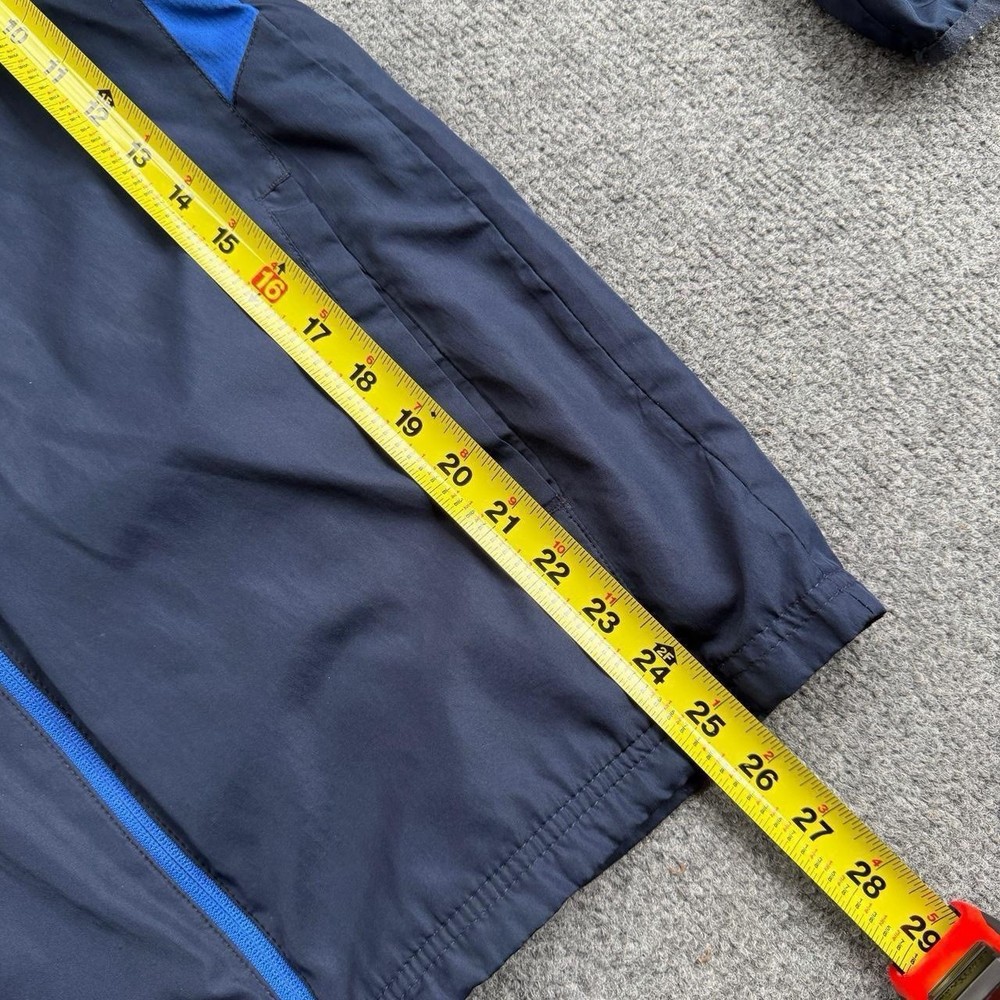Starter Blue Navy Nylon Track Jacket Men’s Size Small