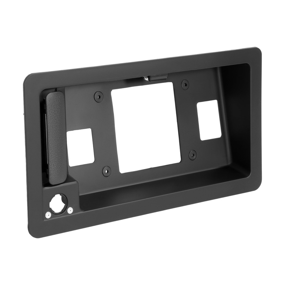 Rear Right Cargo Door Handle & License Plate Bracket Holder For Ford E150 - E350
