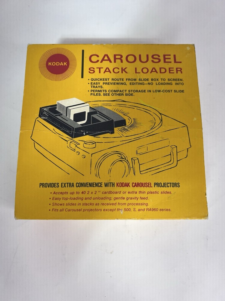 Vintage Kodak Slide Projector Carousel Stack Loader No. B40 w/Box