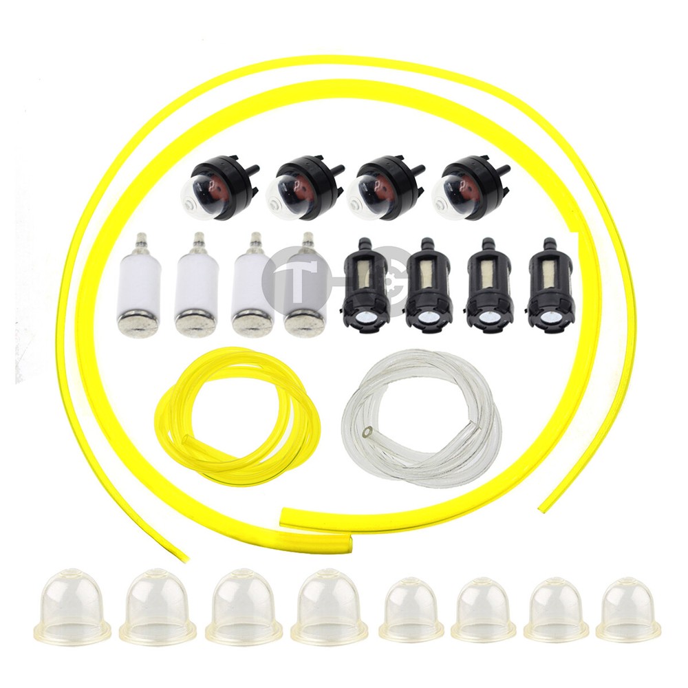 4 Sizes Tygon Fuel Filter Line Primer Bulb Kit For Small Engine Yard Machines