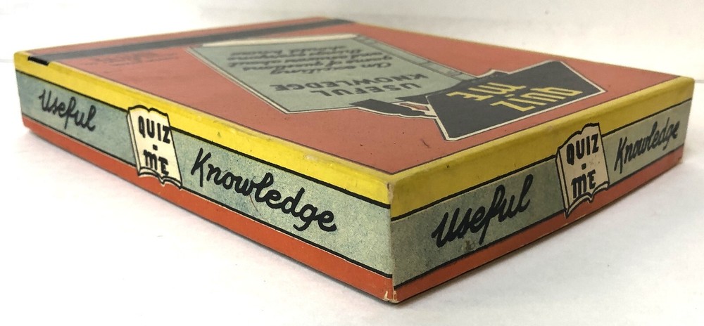 1940 Milton Bradley Quiz Me Game
