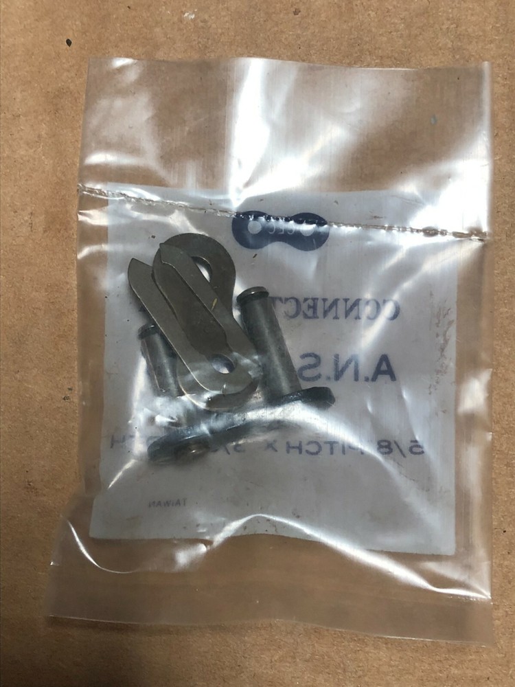 Connecting Links 50 pcs (Spring Clip Type) for Roller Chain ASA #50
