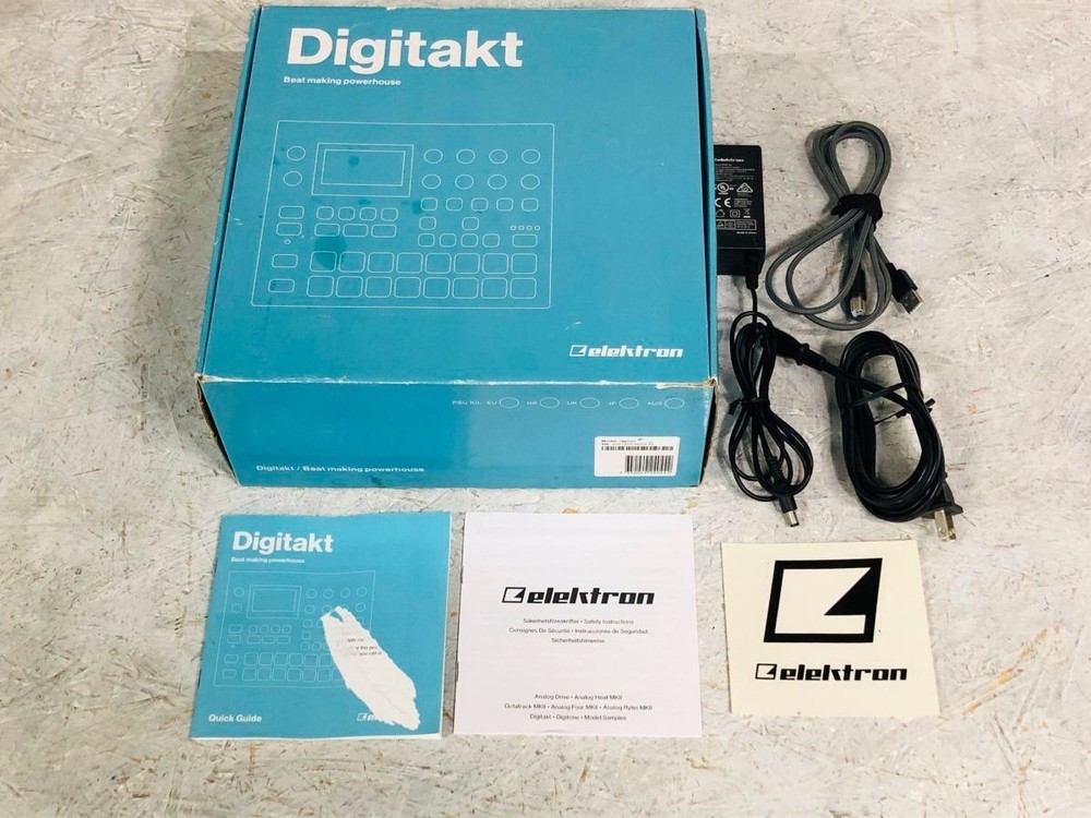 Elektron Digitakt 8-voice digital drum machine and sampler black