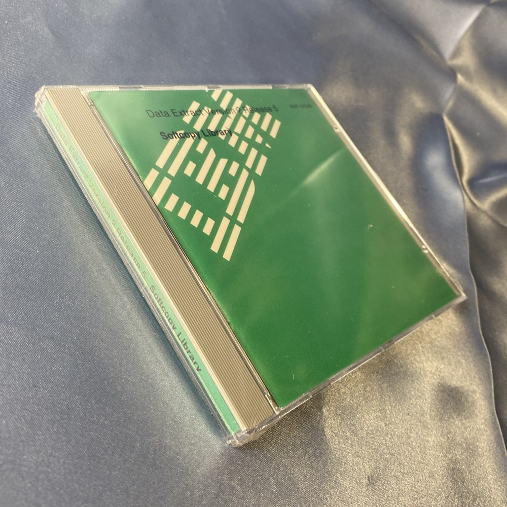 (Sealed) IBM DATA EXTRACT Version 2 Release 5 SOFTCOPY LIBRARY CD-ROM Brand New!