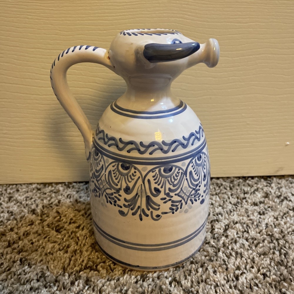 VINTAGE SPAIN/ Espana BULL PITCHER UNSIGNED 8.25”