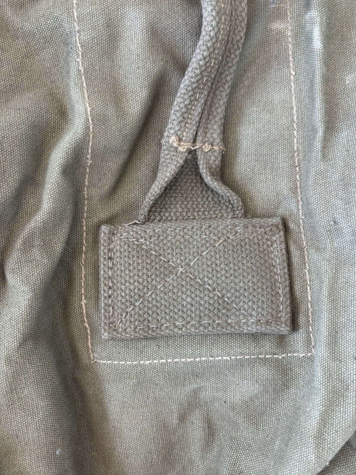 ORIGINAL WWII US ARMY INFANTRY SOLDIER GI DUFFLE BAG- TWEEDIE, 1944