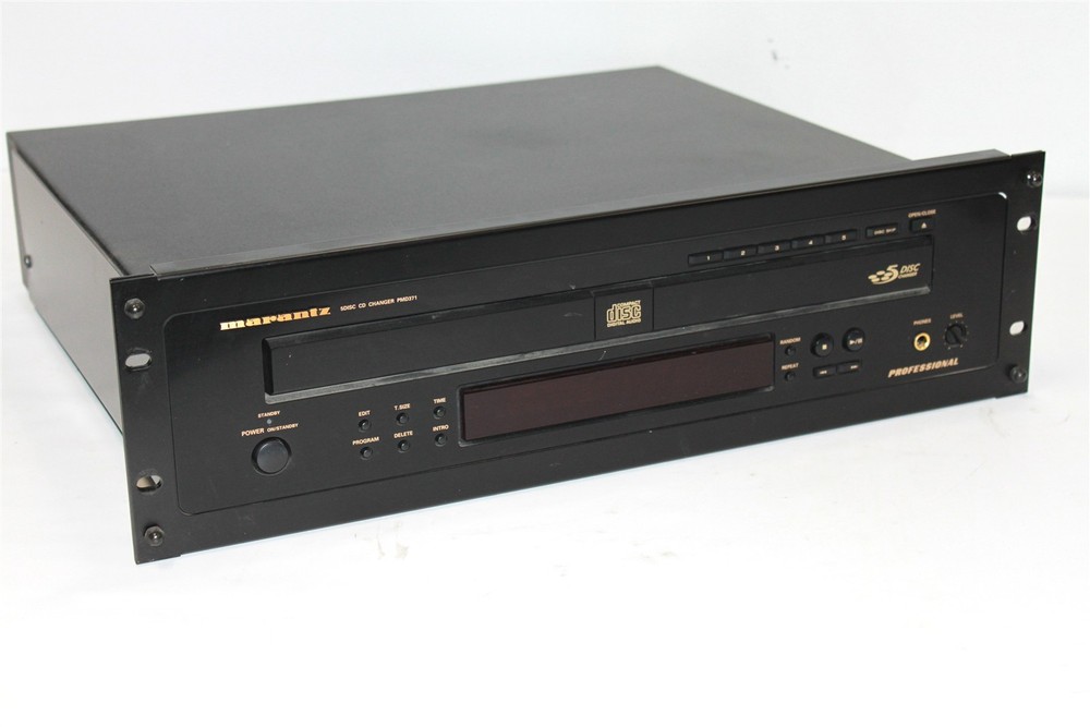 Marantz PMD371/U1B Professional Audio 5 Disc CD Player Changer Tested & Working