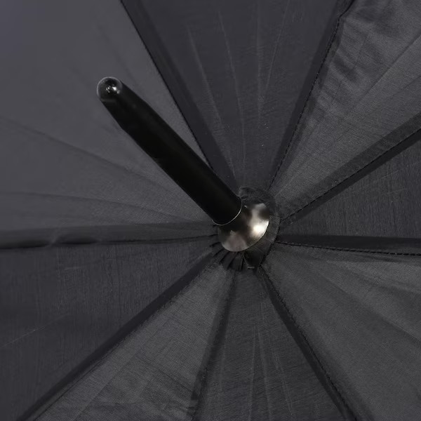 5 Ft. Golf Umbrella in All Black White