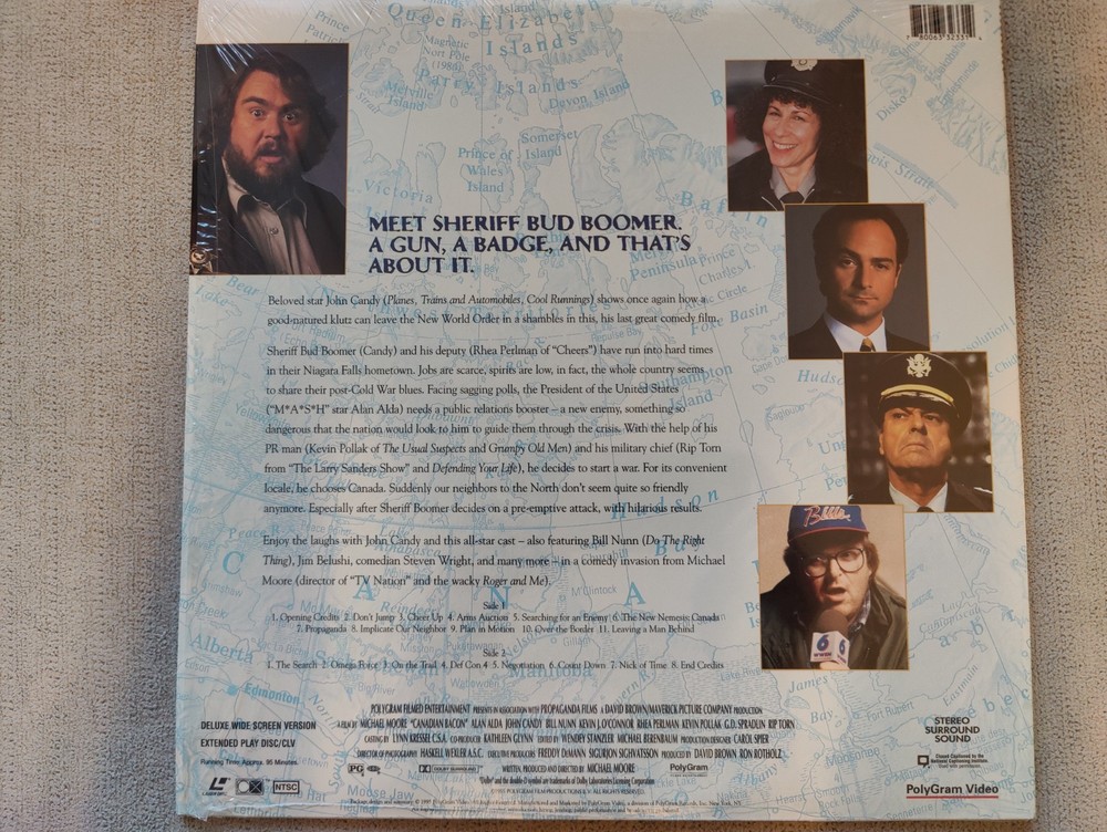 Canadian Bacon Deluxe Widescreen Edition laserdisc LD