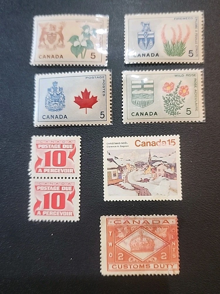 Canada Vintage Postage Stamp Collection Lot