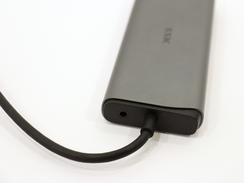 SSK Type-C Multi-Function 11-Port 4K Docking Station SC211 (Silver) Refurbished