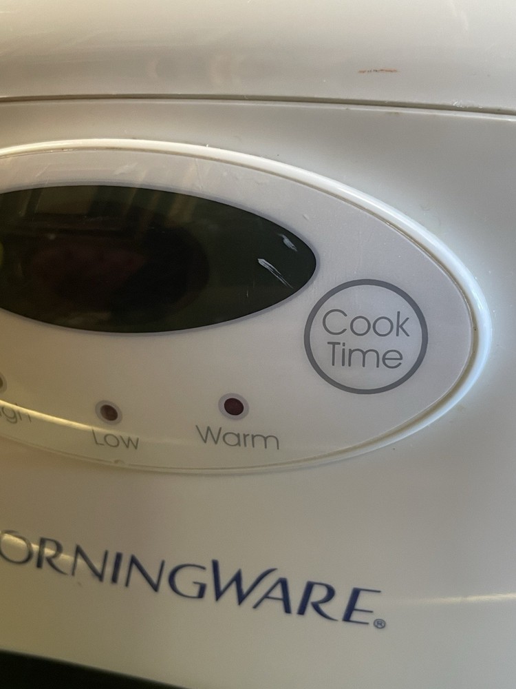 CorningWare SC-60 Electric 6 Quart Digital Programmable Crock Pot Slow Cooker