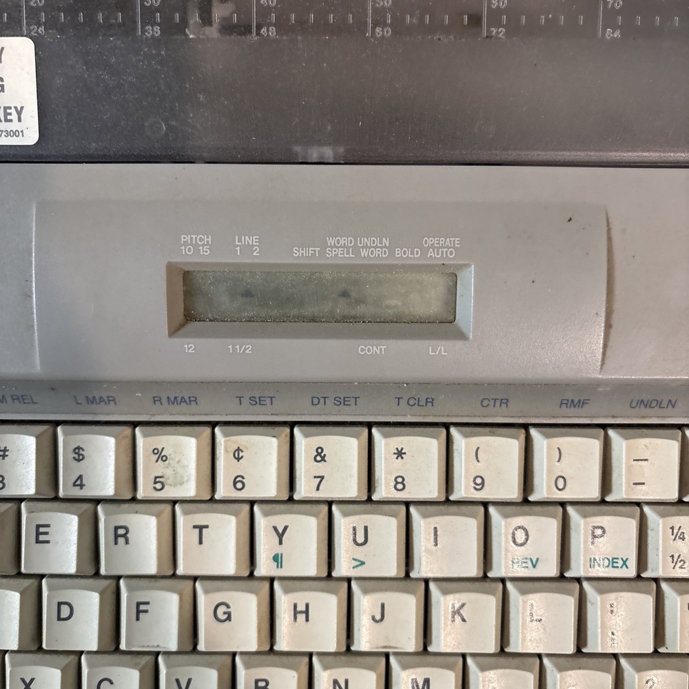 Brother SX-4000 Electronic Typewriter Word Spell Correction LCD Display Read