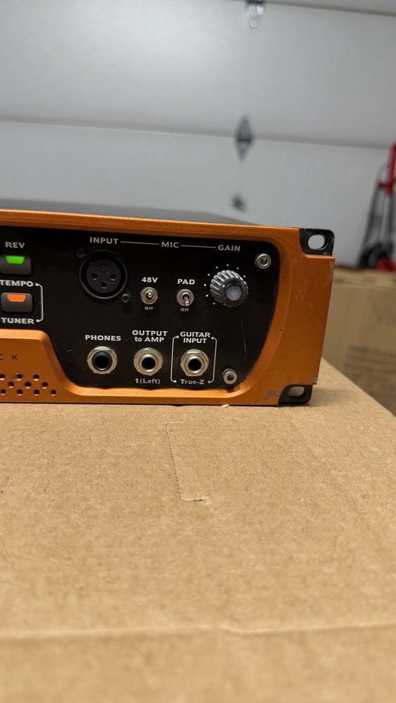 Avid Eleven Rack Guitar Amp Modeler Audio Interface Tested Working