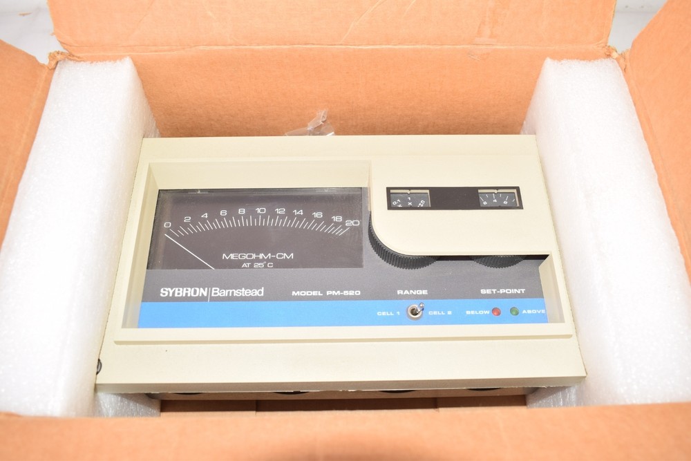 NEW Sybron Barnstead MEGOHM-CM PM-520 Purity Meter Controller