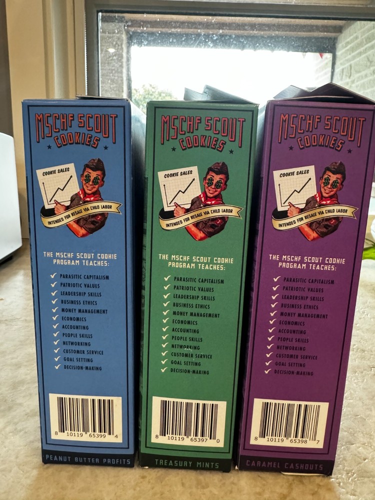 MSCHF Scout Cookies - Treasury Mint. Sealed, ship immediately.