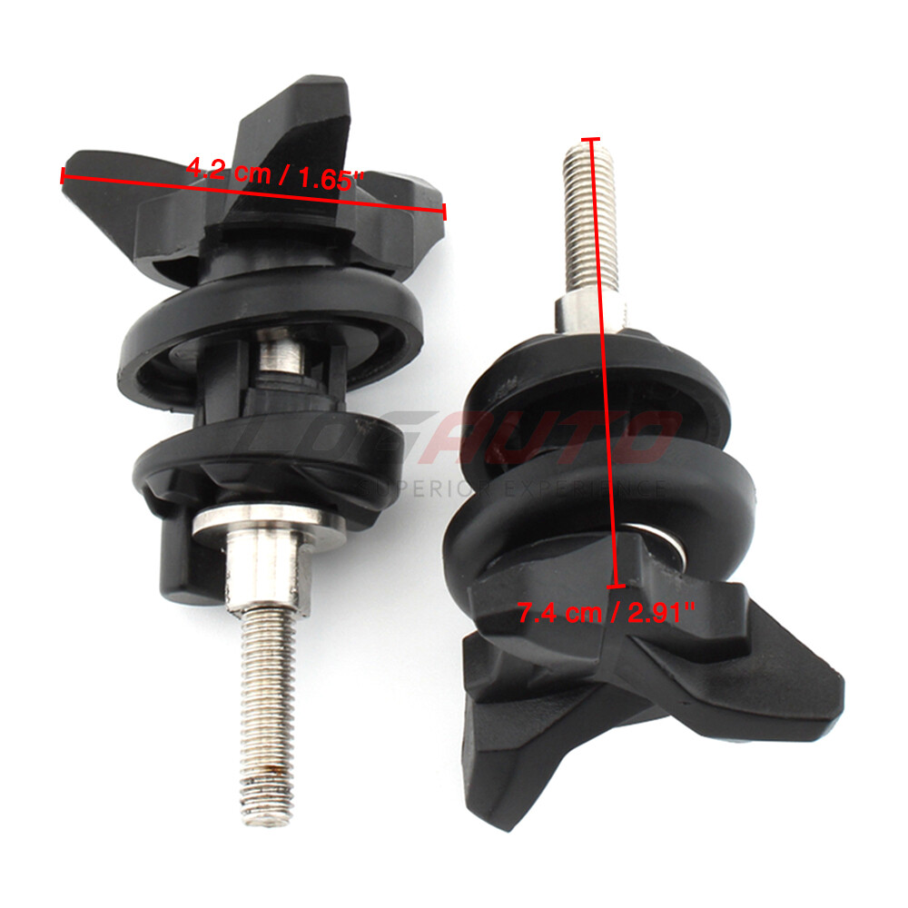 For BMW R1200GS ADV 2004-2016 Windshield Windscreen Lock Bolt Screw Black ABS