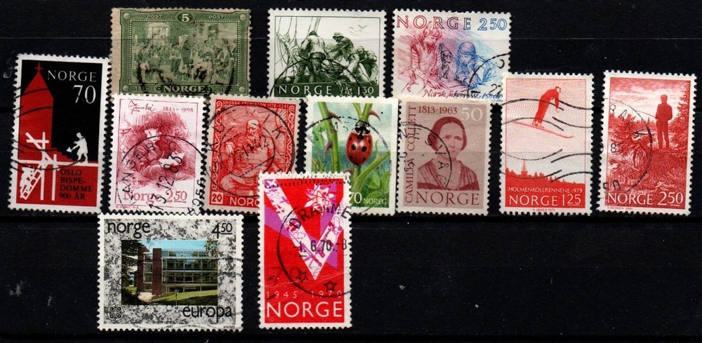 Yanstamps: Norway stamps collection set#32