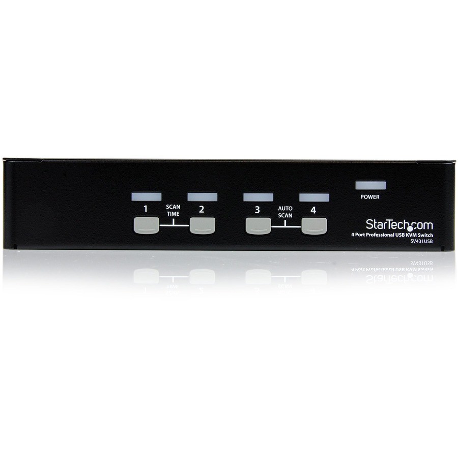 StarTech SV431USB KVM Switch 4 Ports USB 1U Rackmount