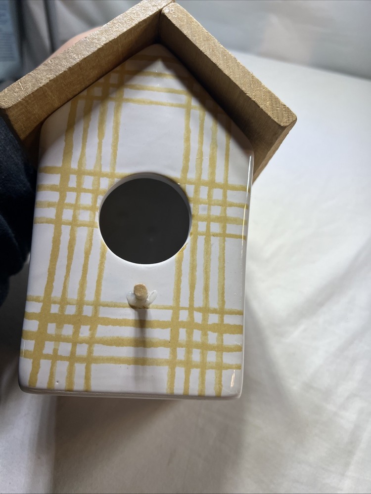Place & Time Ceramic Hanging Bird House