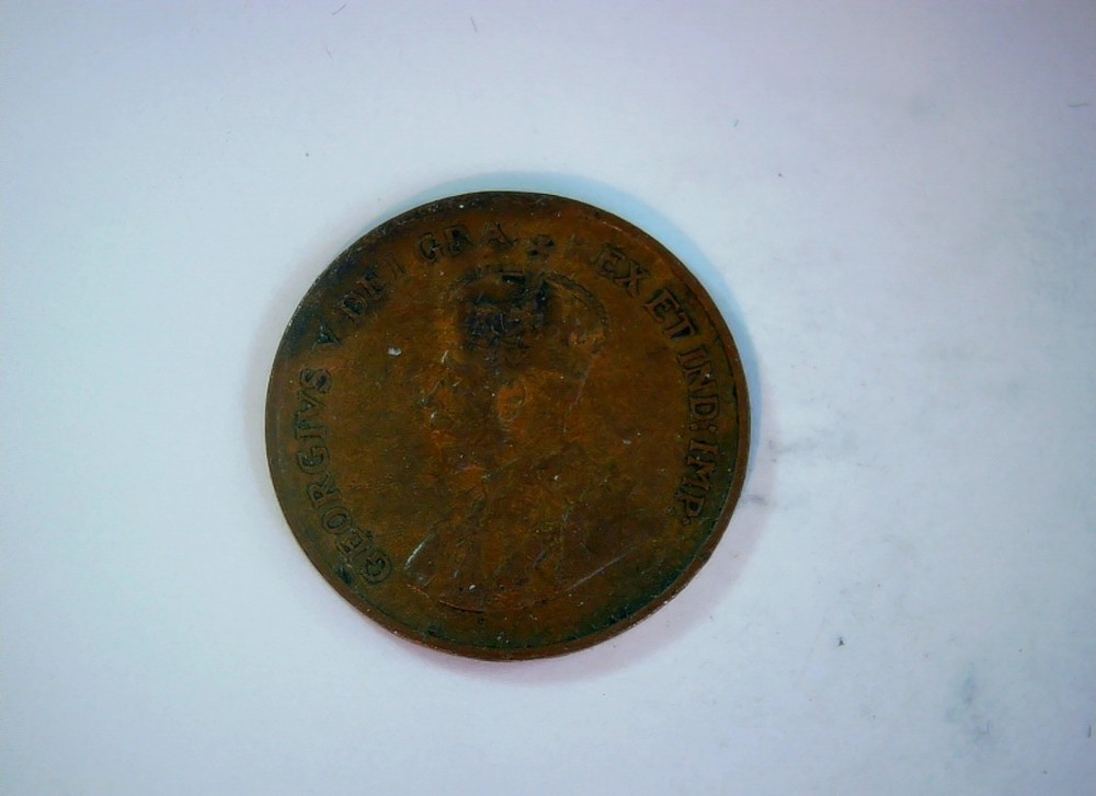 Canada 1936 1 Cent George V Cent (Maple Leaves reverse) Coin