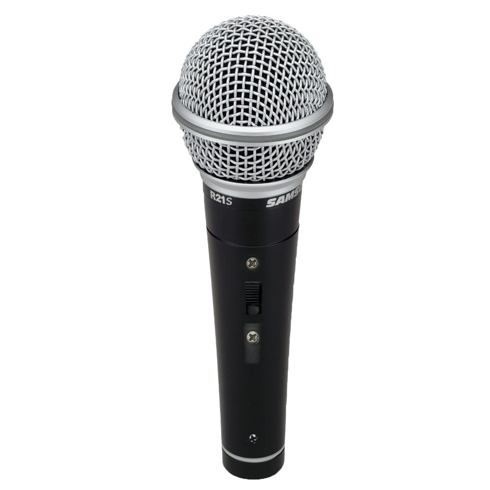 Handheld Dynamic Karaoke Computer Microphone Vocal DJ PA Mic w Stand & Cables