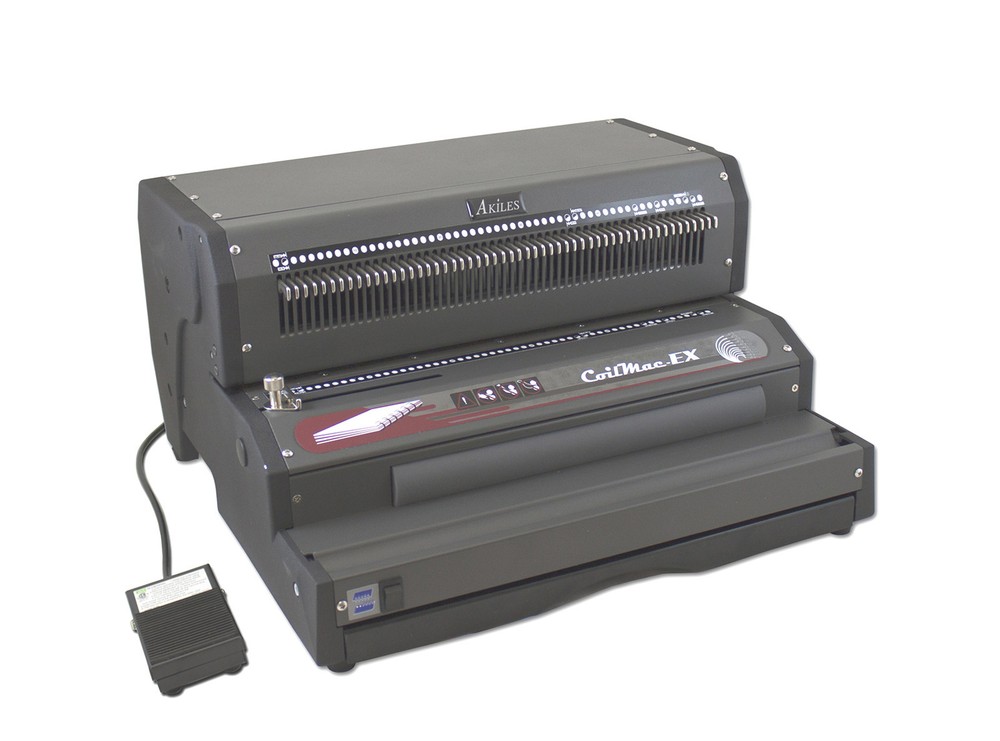 Akiles Coilmac-EX41+ Plus Binding Machine & Electric Oval Hole Punch & Inserter