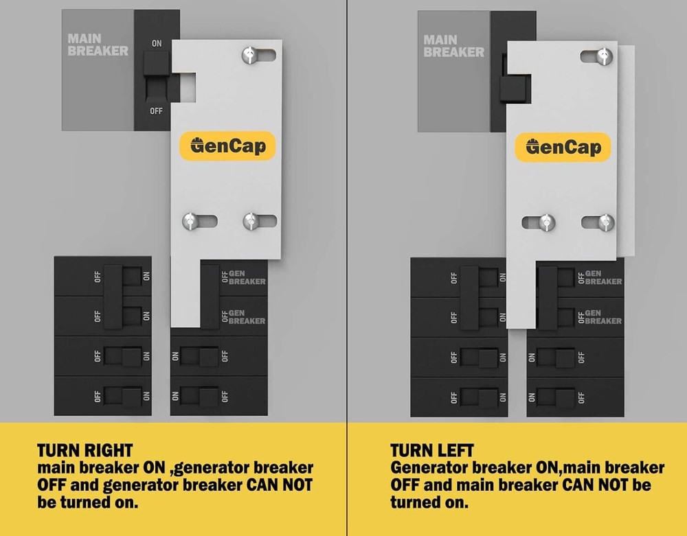Interlock Kit For Square D 150 200 Amp Breakers Safe Generator Use