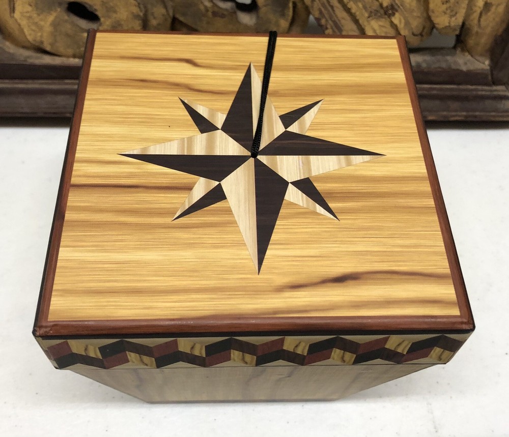 PUNCH STUDIO Into the Woods Pattern Storage / Home Decor Box