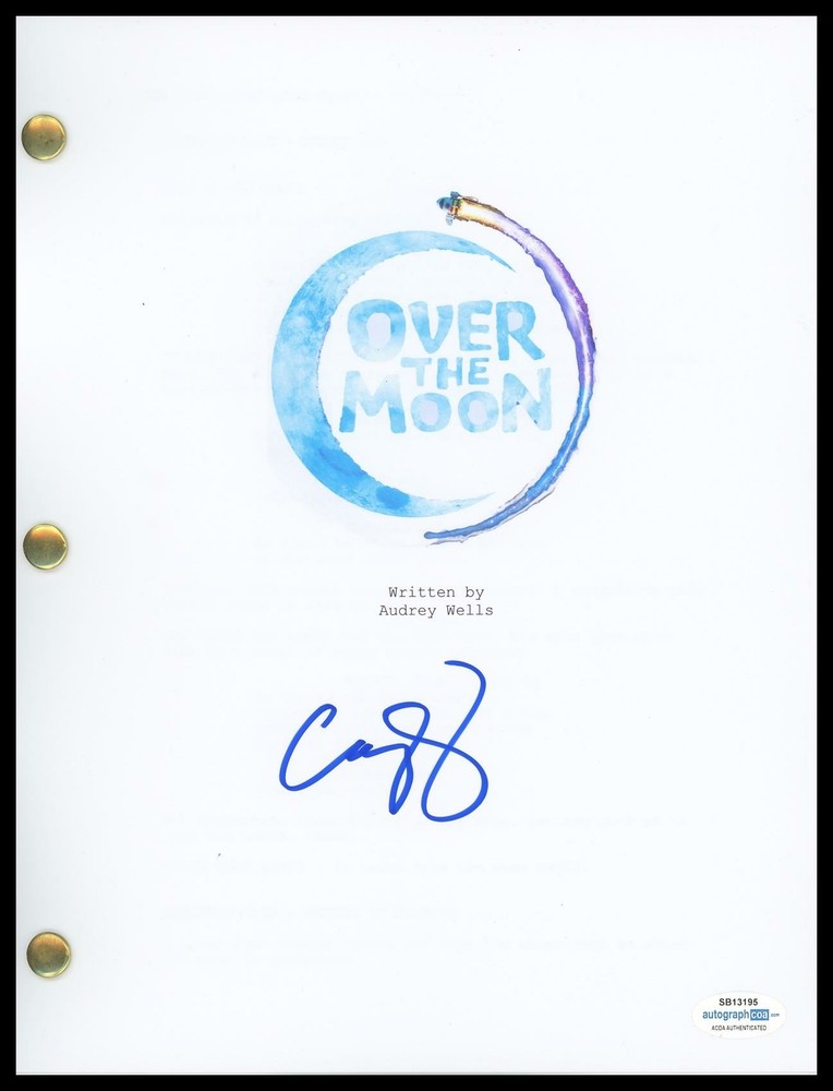 Cathy Ang "Over the Moon" AUTOGRAPH Signed Full Complete Script Screenplay ACOA