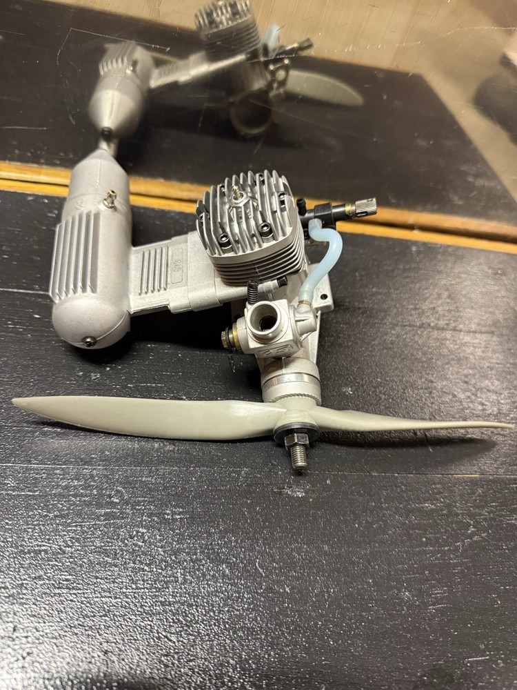 O.S. 46 2-Stroke RC Nitro & Glow Engine with Propeller for Airplane Model