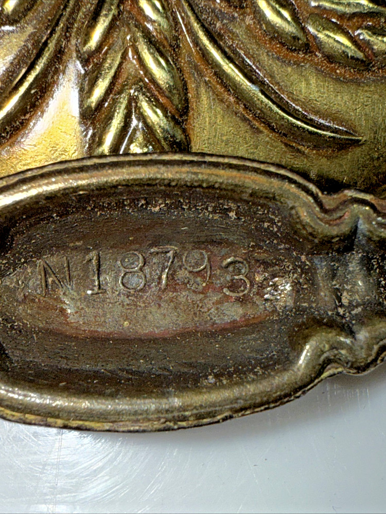 Vintage NOS Belwith Chippendale Wheat Design Drawer Pull Handle Hardware #18793