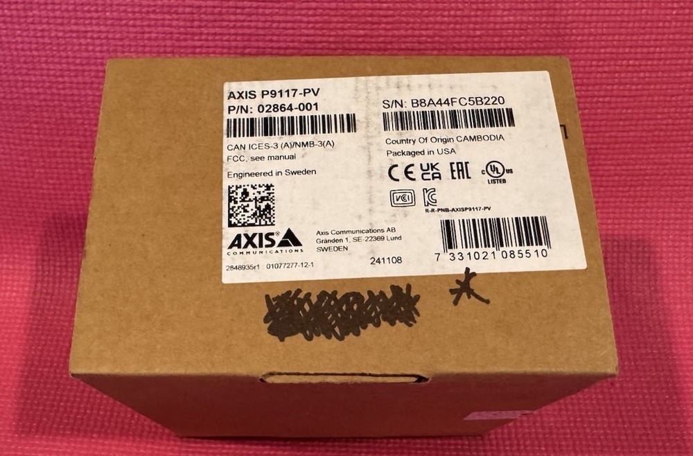 * AXIS P9117-PV Panoramic Camera- White