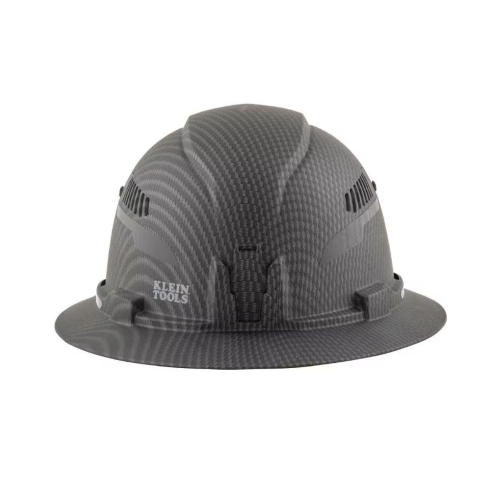 Klein Tools 60347 Hard Hat Premium KARBN™ Pattern Vented Full Brim Class C Lamp