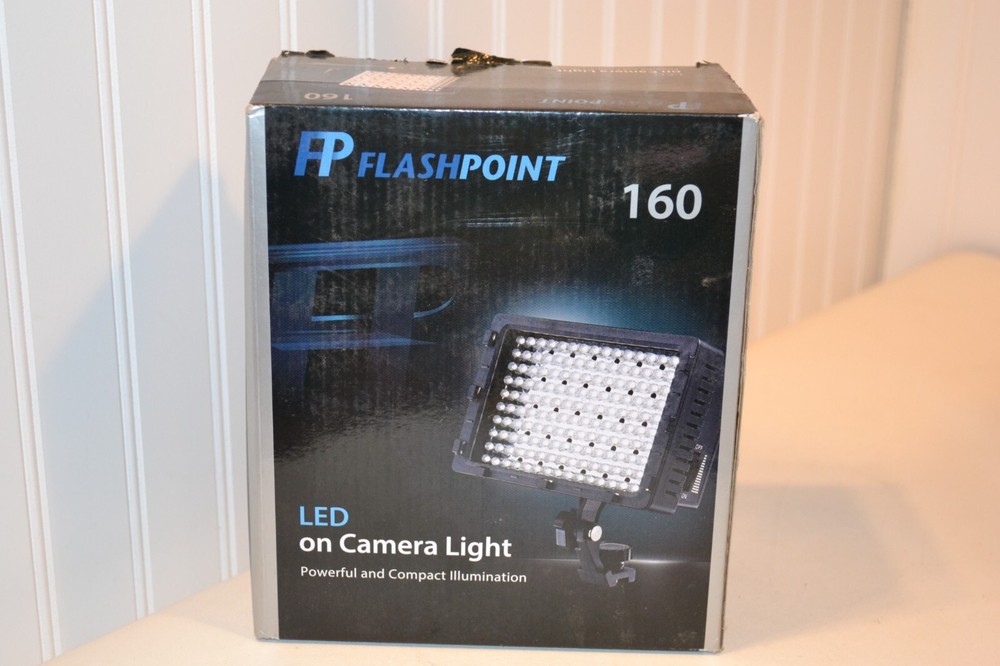 Flashpoint 160 LED on Camera Light Powerful & Compact Illumination
