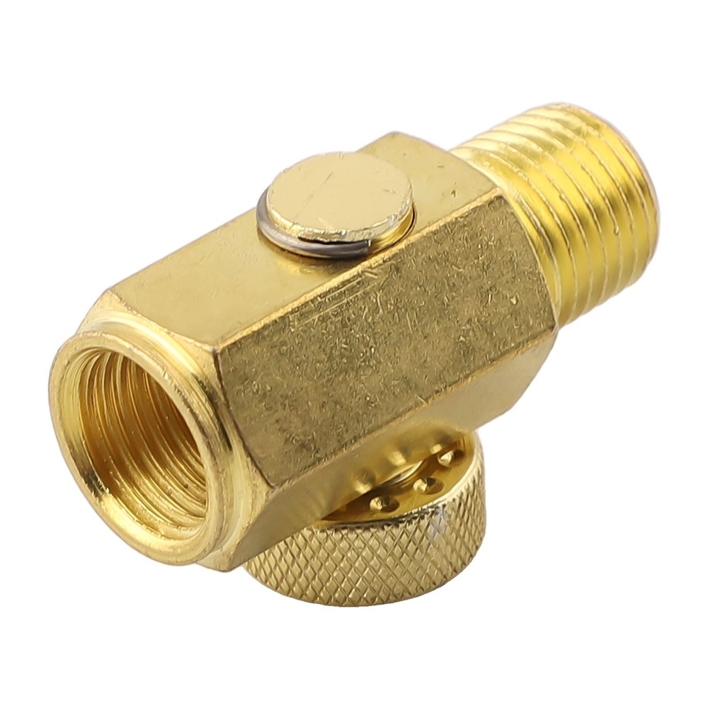 1pc Solid Brass NPT Inline Regulator Valve for Precise Air Pressure Control